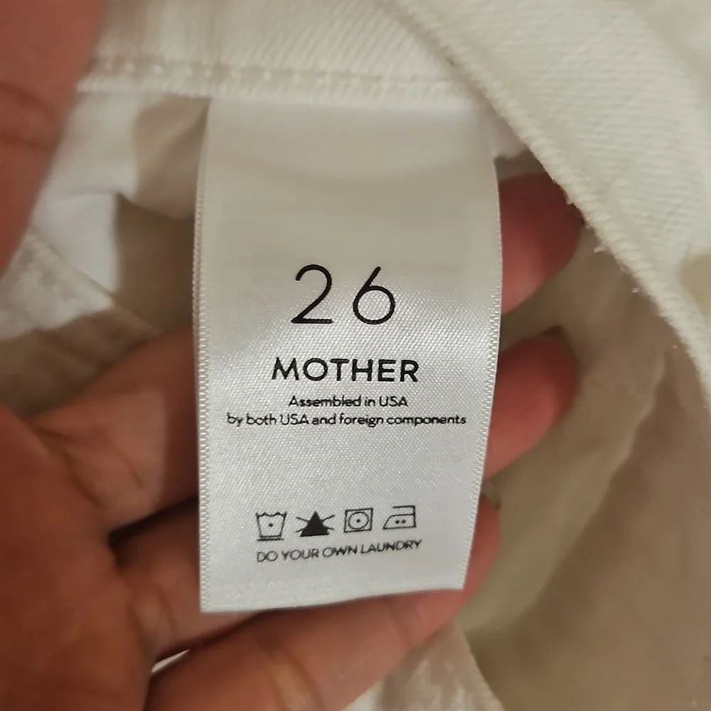 Mother Superior The Dutchie Ankle Jaw Distressed Jeans Size 26 - Picture 15 of 16